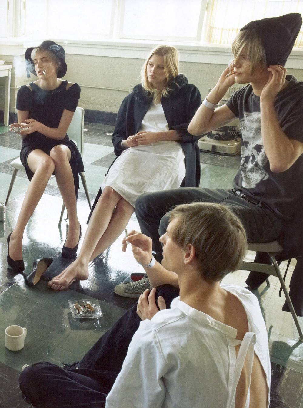  Vogue Italia, Super Mods Enter Rehab photographed by Steven Meisel, 2007 