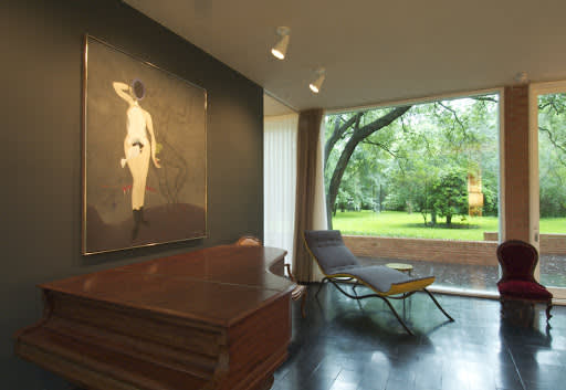  Charles James, Interior of de Menil House 