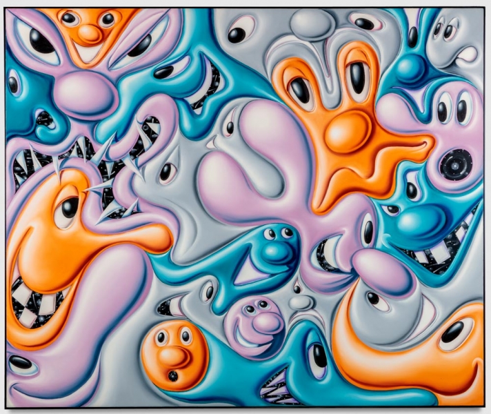 Kenny scharf  blobz  n glops  2016