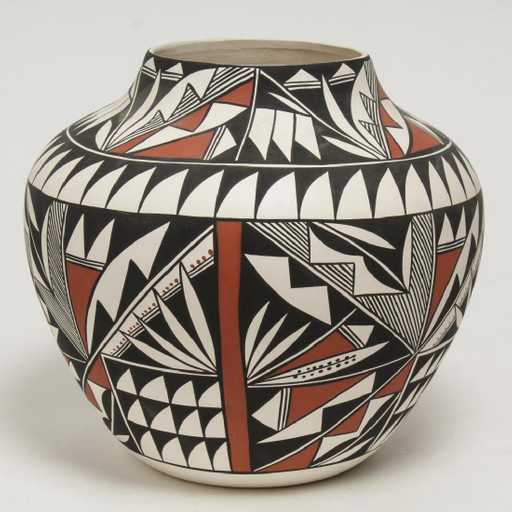 Acoma pueblo native american jar