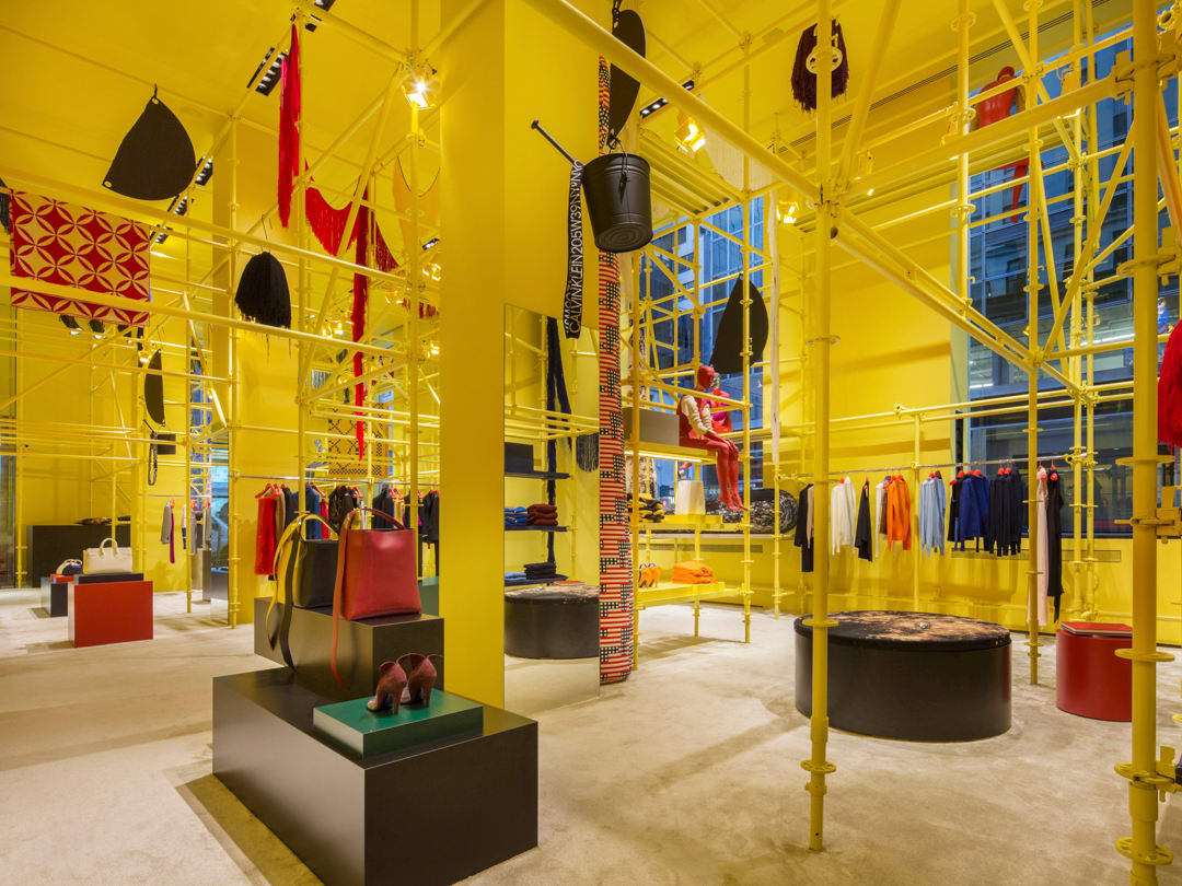 Calvin Klein's New York Flagship Minnie Muse