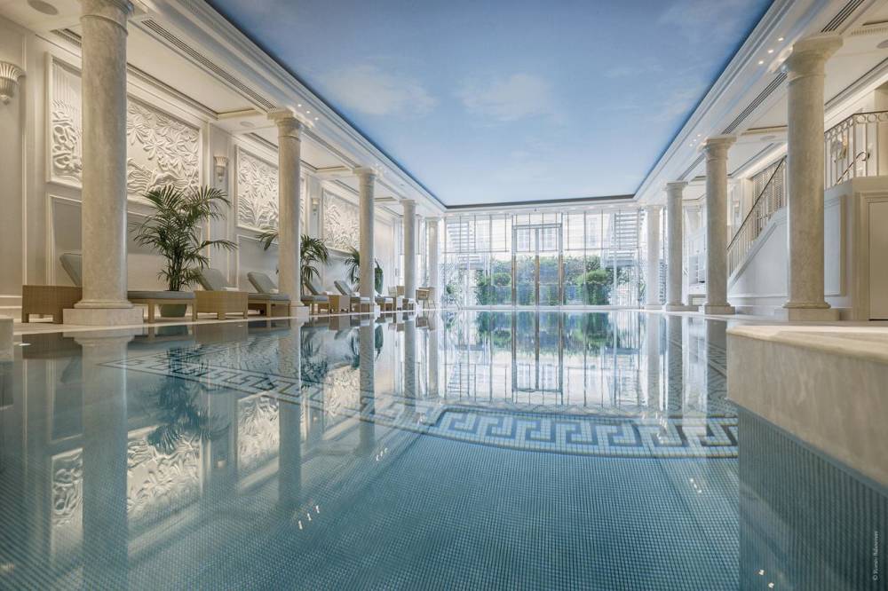  Shangri-La Hotel, Pool, Paris, France  