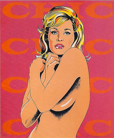 Mel ramos  chic from 11 pop artists  volume i  1966