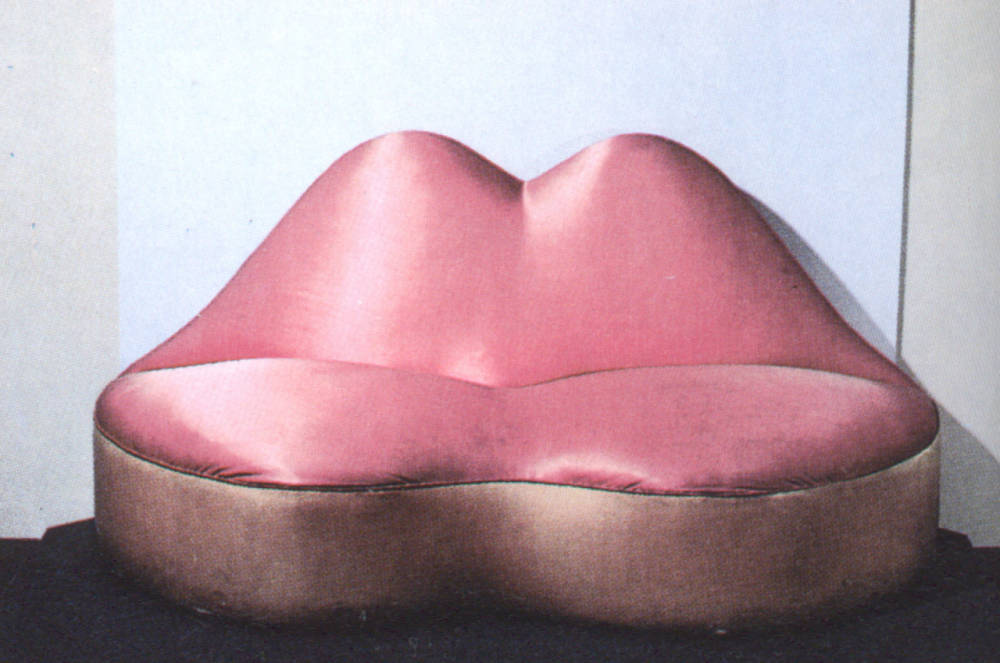 The mae west s lips sofa  1936 by salvador dali