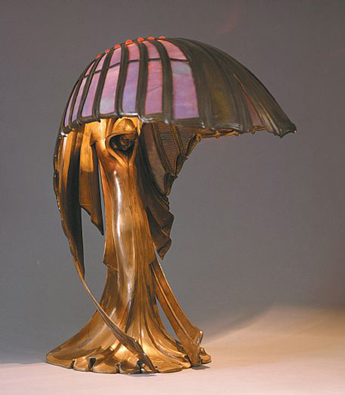 Peter behrens  jugendstil table lamp  1902