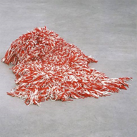 Rosemarie trockel  untitled  amaca  red white   2000