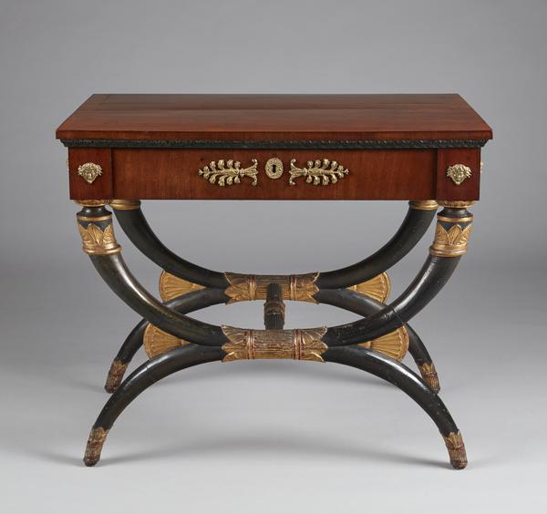 Rare empire center or console table  saxony  1825