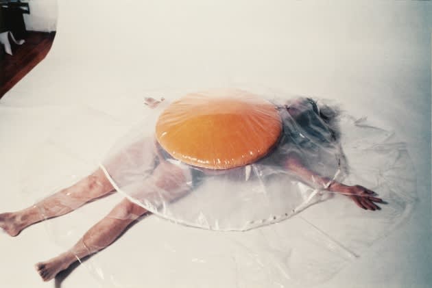  Carole Itter, Raw Egg Costume, 1974 