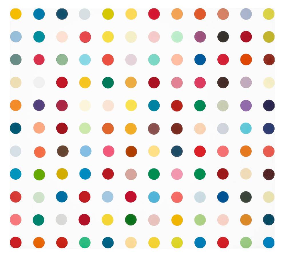  Damien Hirst , Dot Painting, 1992 