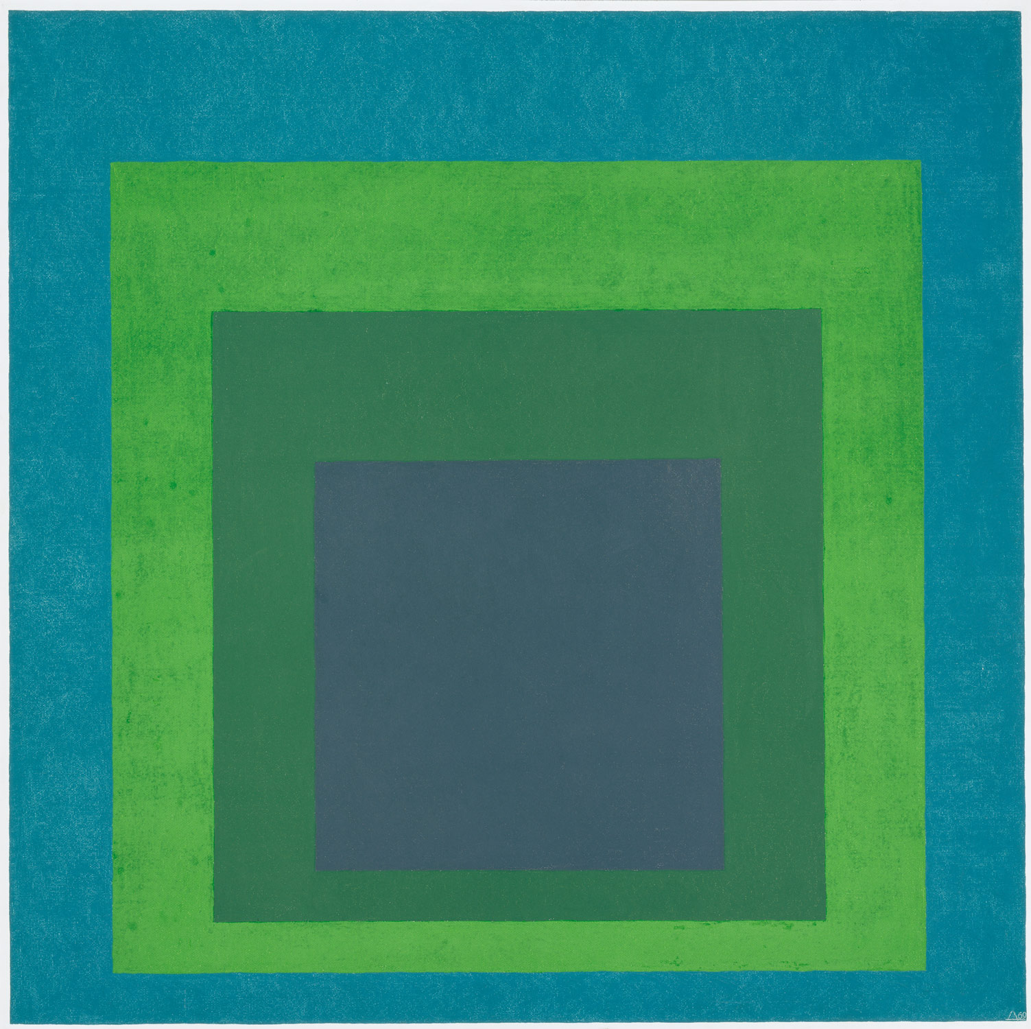 Josef albers homage to the square  soft spoke  1969