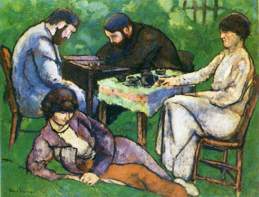  Marcel Duchamp , The Chess Game, 1910 