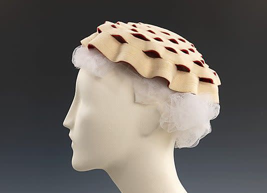  Sally Victor, Airwave Hat, 1952  