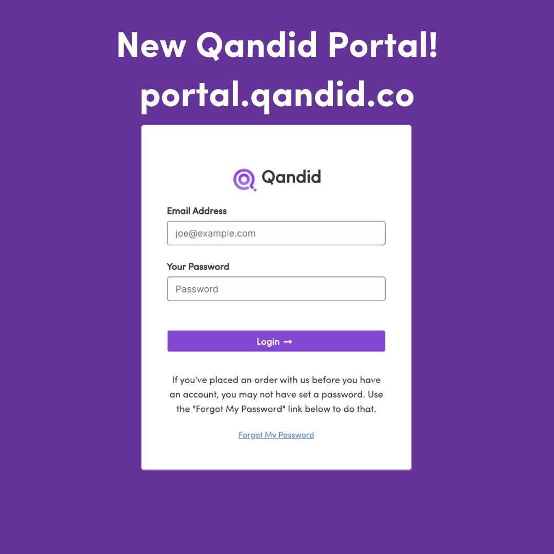 New Qandid.co Portal