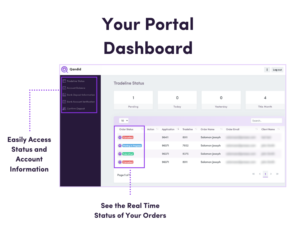 Client Portal Dashboard