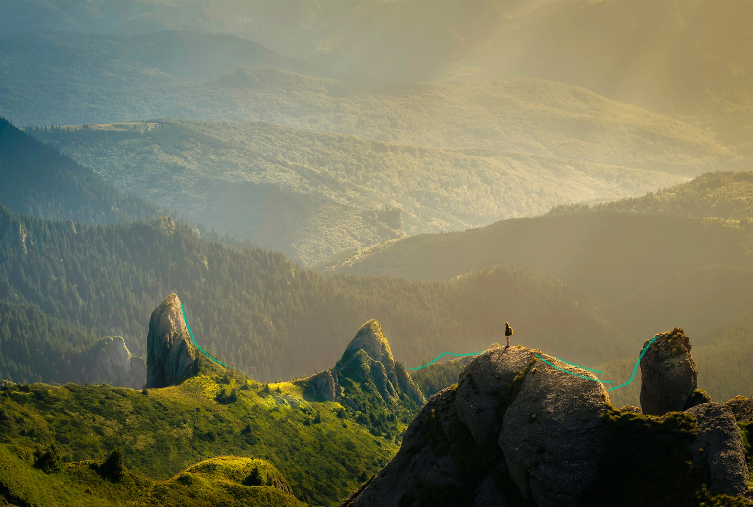 Image of mountain scenery