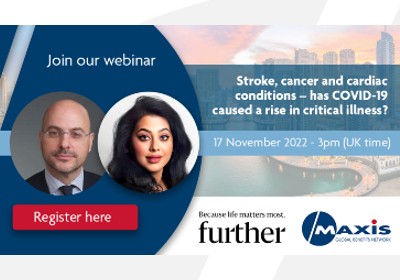 Join our webinar: Stroke, cancer and cardiac conditions – has COVID-19 caused a rise in critical illnesses?