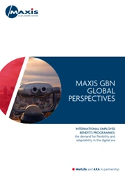 Whitepaper cover: MAXIS GBN Global Perspectives: Flexibility and adaptability in the digital era