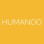 Humanoo logo on yellow background