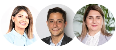 Alexandra Abou Faysal Slim, Multinational Client Relationship Director, Employee Benefits, MetLife Gulf, Alexandre Rizk, Director - Global Relationship Management, MAXIS and Araxi Melkonian, Multinational Client Relationship Director, Employee Benefits, MetLife Gulf