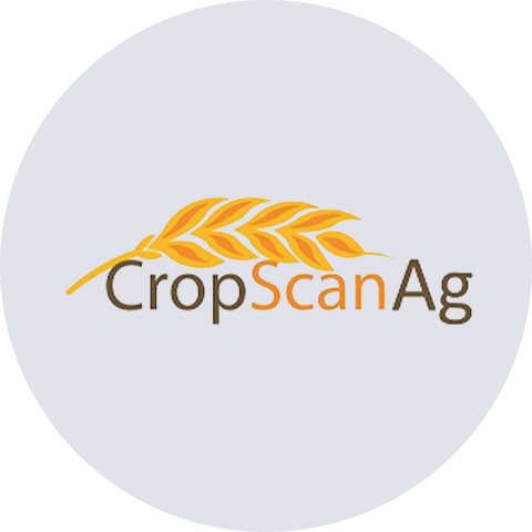 CropScanAg logo on a gray background