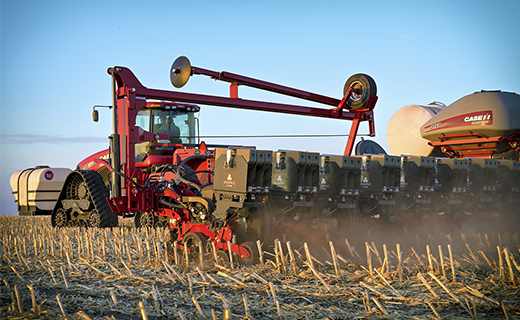 A farmer uses Trimble Select partner SIMPAS to add precision to their planting operations.