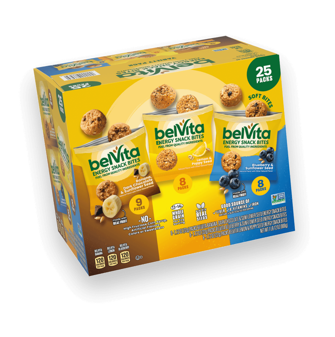 belVita Energy Snack Bites, on shelves now!