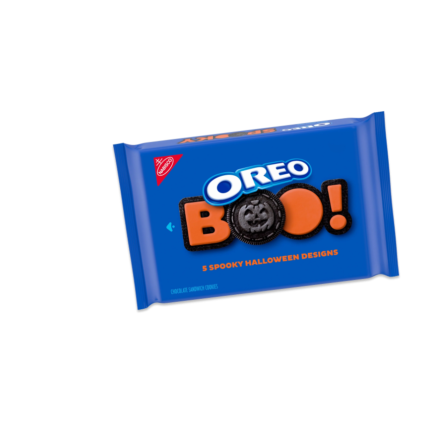 Spooky season calls for OREO BOO!, back on shelves now.