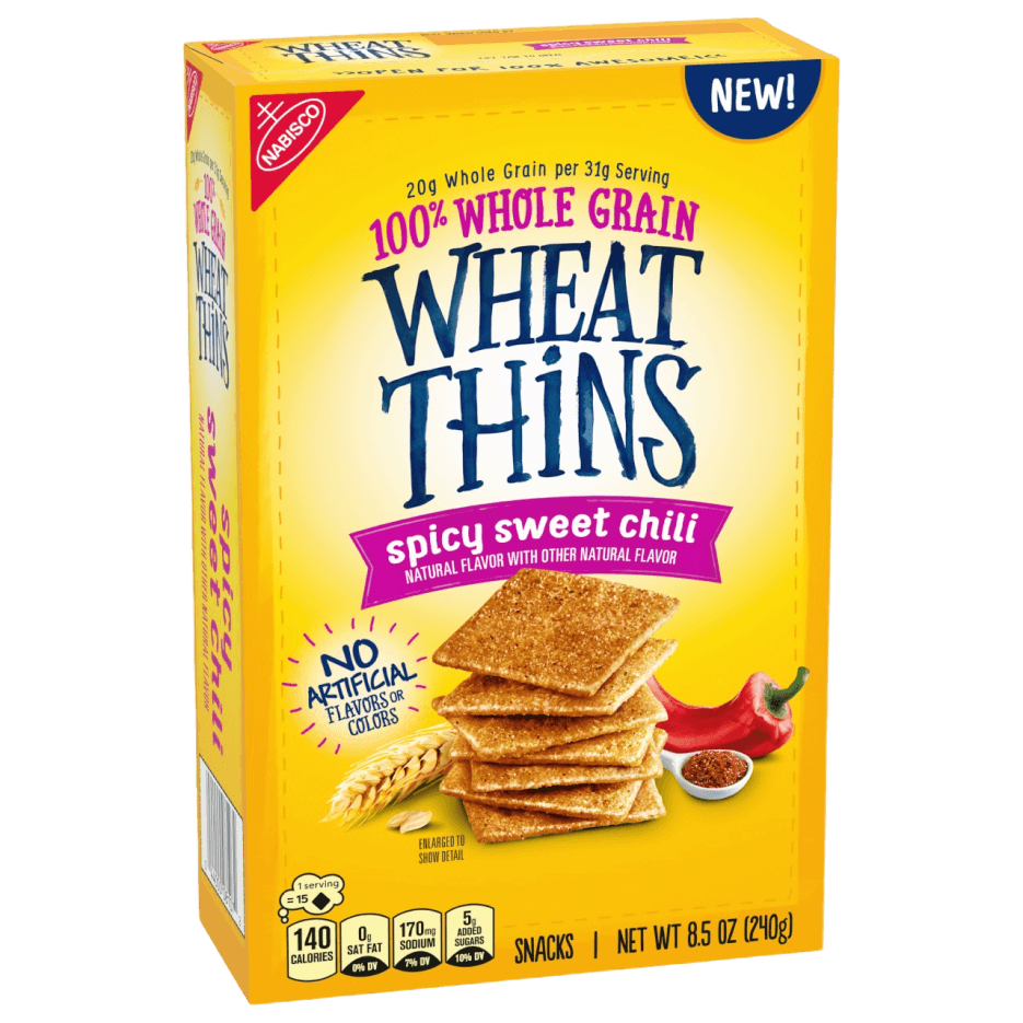 Get your hands on NEW Wheat Thins Spicy Sweet Chili—available for a limited time only!