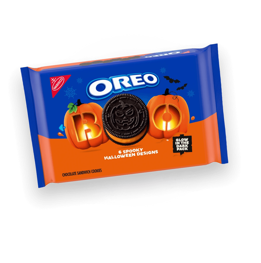 Classic OREO cookies you’ve always loved with a fun Halloween twist