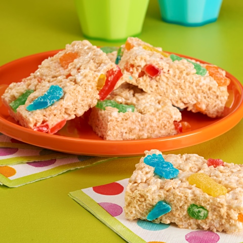 Simple, colorful, candy treats