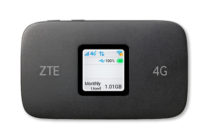 Svart ZTE 4G Router