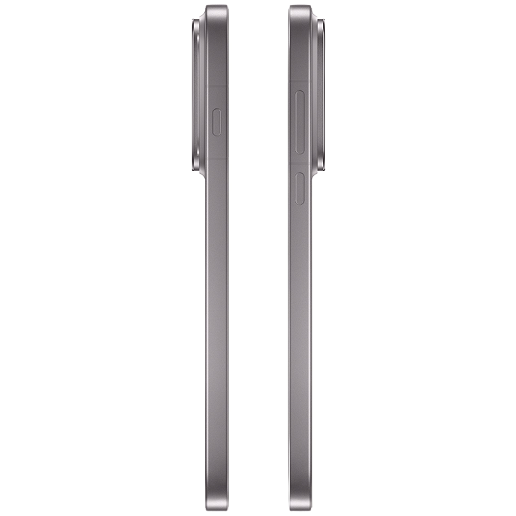 OPPO Find X10 Pro Max i grått, telefonens sidor