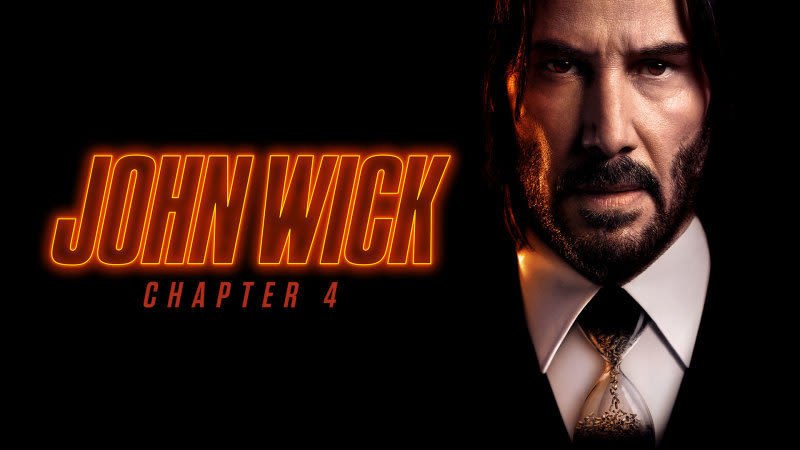 Omslagsbild till Johan Wick: Chapter 4 med Keanu Reeves