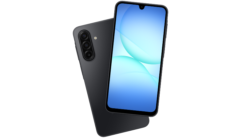 Samsung Galaxy A17 fram- och baksida