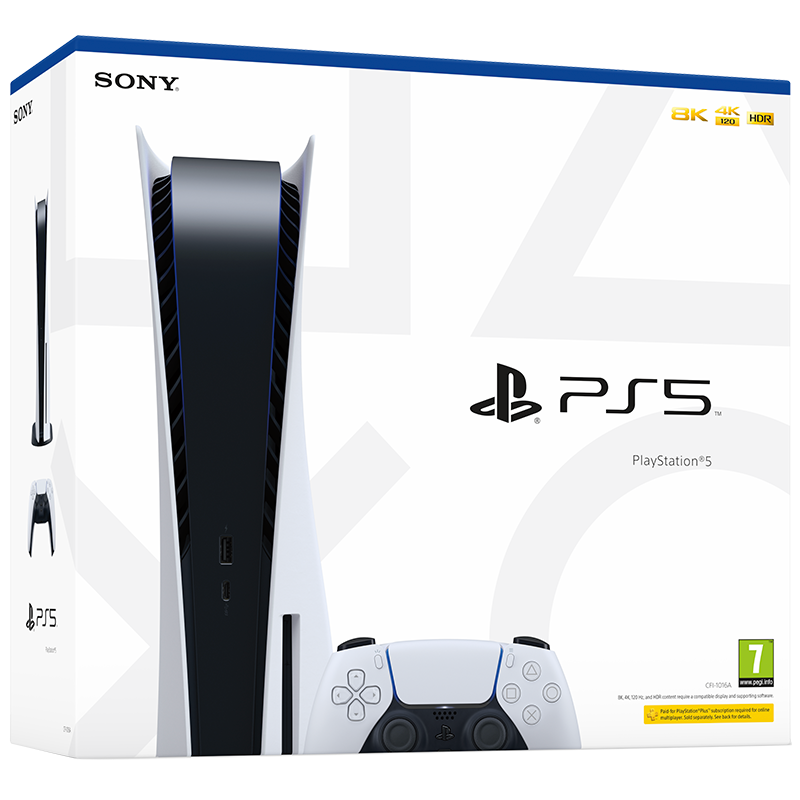 Förpackning på PlayStation 5