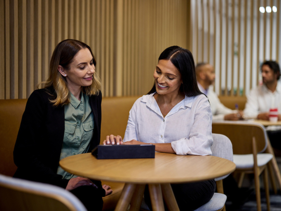 [Image] Careers Two Women Office