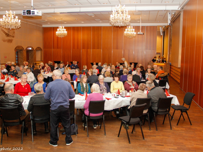 104 personer deltok på julelunsjen som ble arrangert på Quality Grand Royal Hotel, Narvik den 23.11 2022.