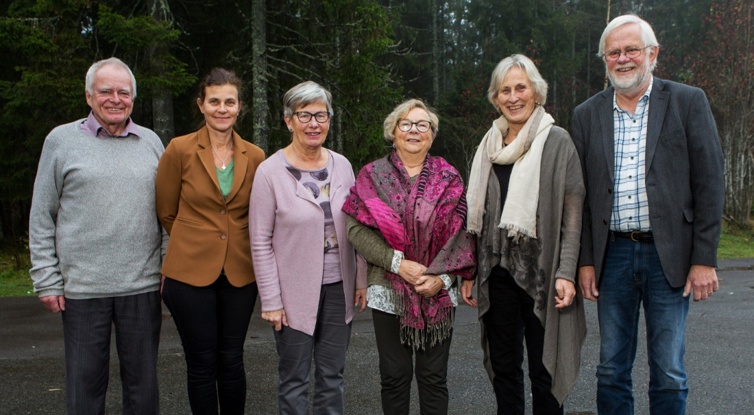 Medlemmer av det sentrale helseutvalget (oktober 2021). F.v. Sigurd Sparr, Anne Hanshus, Ragnhild Hagen, Mary Sørensen, Liv Arum, Sven Anders Haugtomt. (Foto: Johnny Syvertsen)