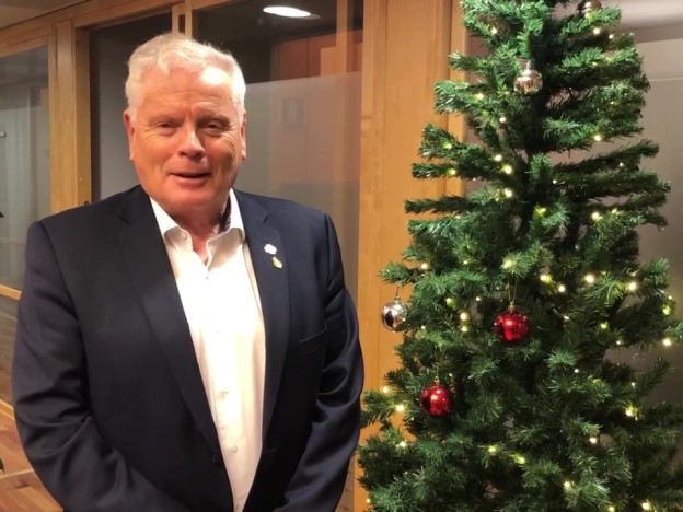 Forbundsleder Jan Davidsen ønsker alle medlemmer og venner av Pensjonistforbundet en god jul og et godt nytt år.