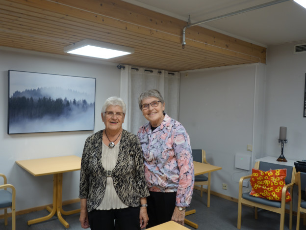 F.v. Tausvik og Gunnhild Sjøvold Rygh, Namsos Pensjonistforening