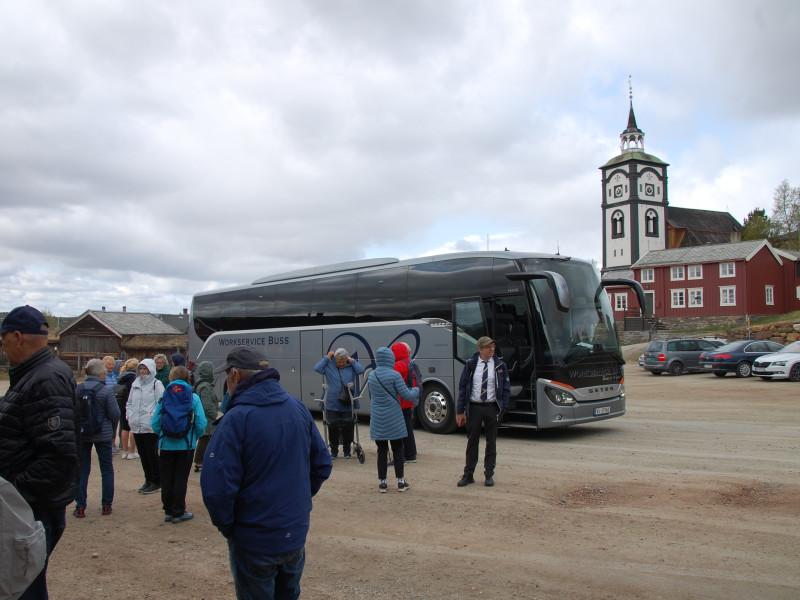 Foto Bjørnar Iversen. Busstur til Røros.