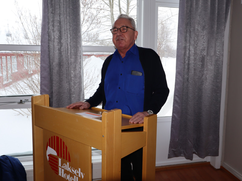 Per Hindenes ble valgt til ny leder i Pensjonistforbundet Finnmark. Foto Arne Josvald Sabbasen