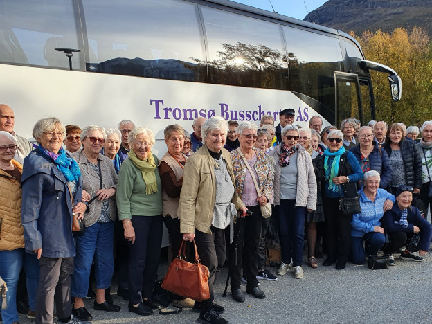 Det var mange som ønsket å være med på bussturene til Tromsø Pensjonistforening etter pandemien.