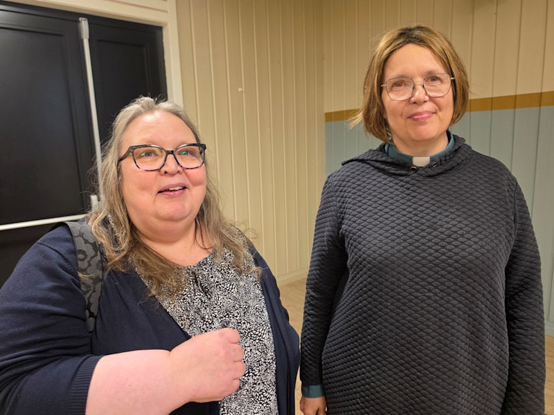 Merja Pieski og Riikkaliisa Joentausta.