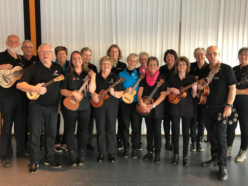 UNDERHOLDNING: Vi får besøk av Sandefjord Ukuleleorkester som vil underholde for oss.