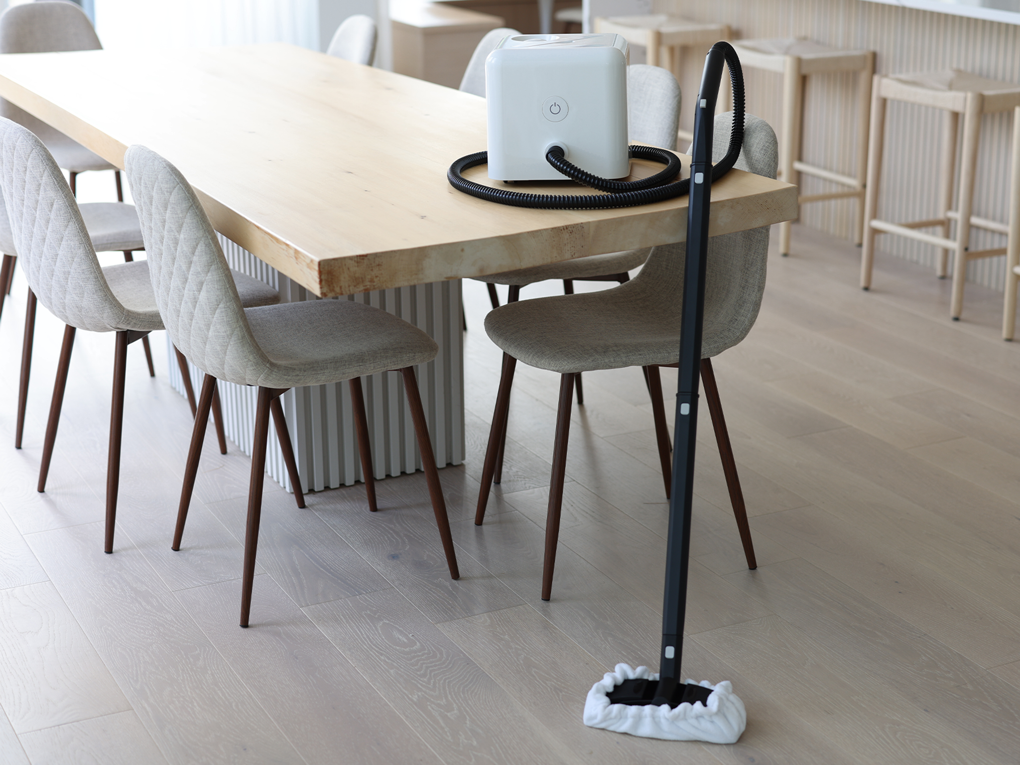 Neat hardwood floors