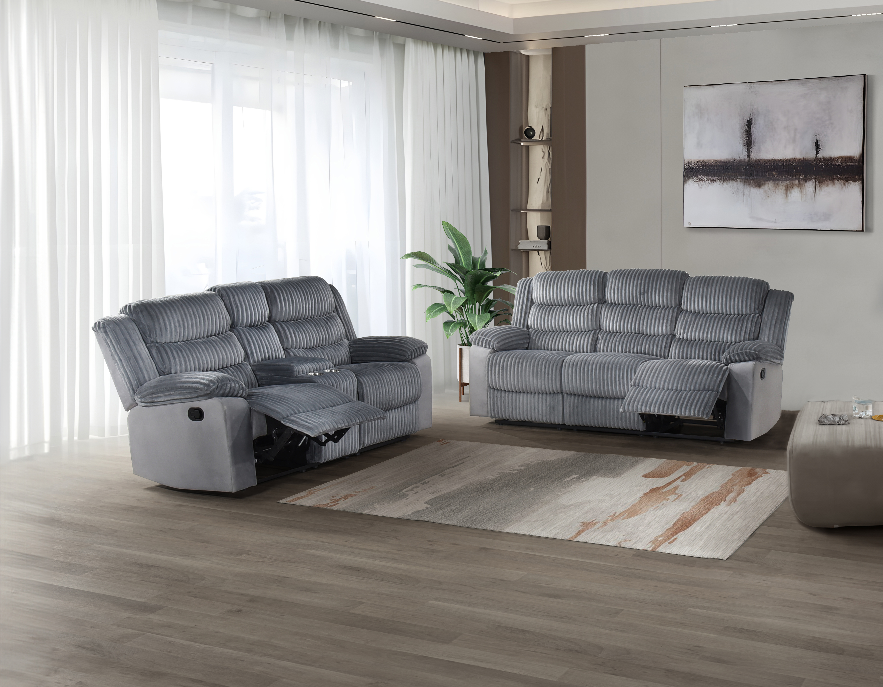 TYRONE RECLINING SOFA/LOVE | Lease to own furniture | easyhome