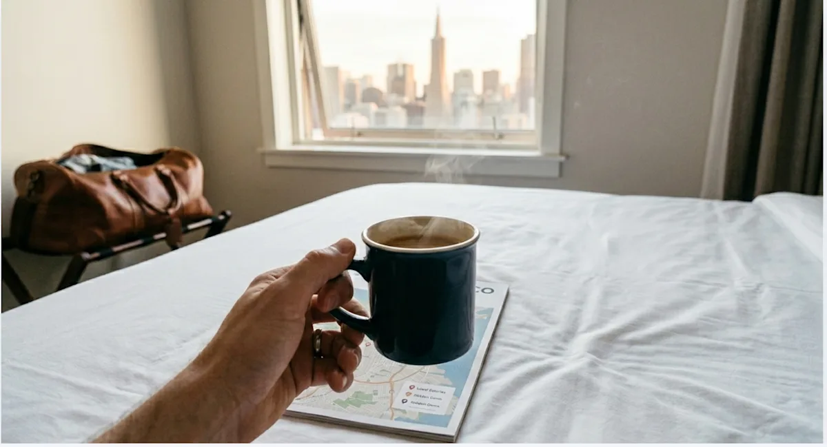 Coffee over Bed