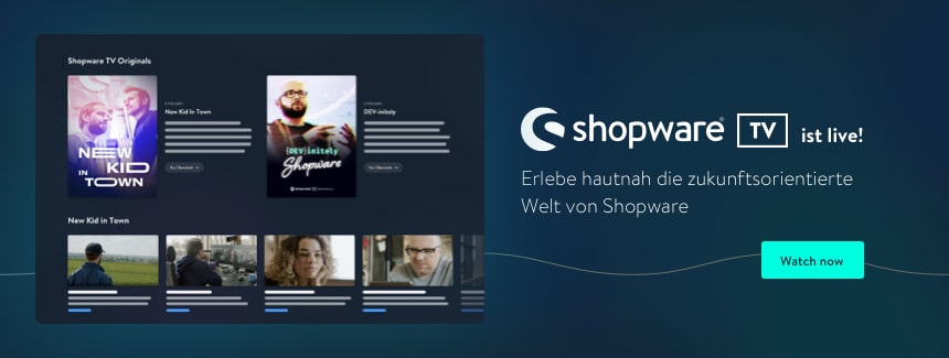 Shopware TV ist live!