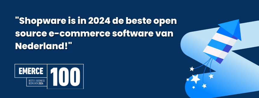 Emerce100: Shopware beoordeeld als nr. 1 Open Source software